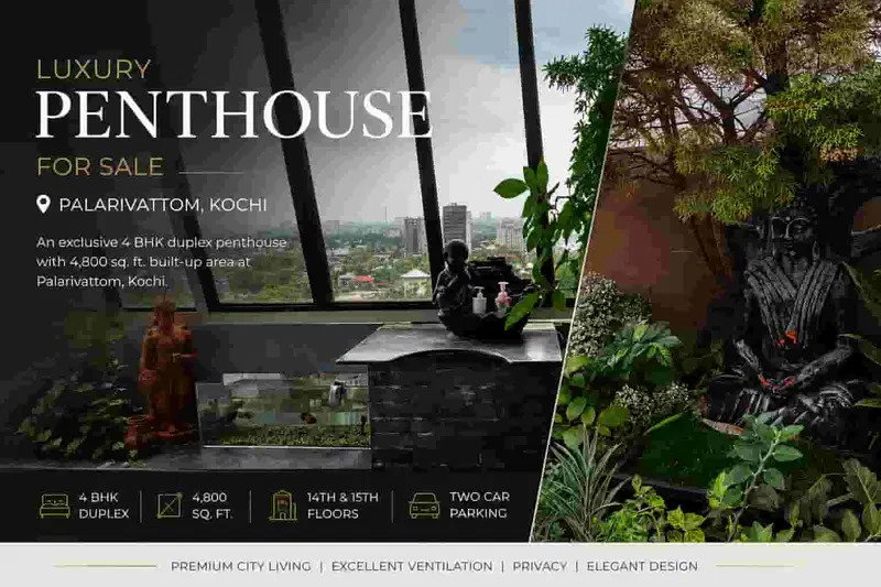 Luxury Penthouse for Sale at Palarivattom, Kochi