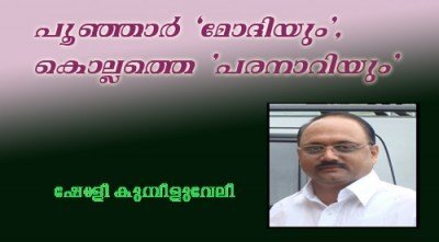 പൂഞ്ഞാര്‍ 'മോദിയും', കൊല്ലത്തെ 'പരനാറിയും' - ഷോളി കുമ്പിളുവേലി