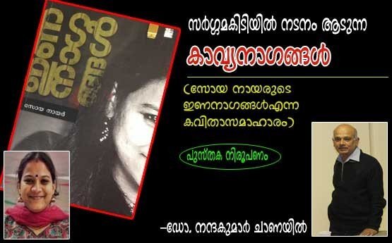 സര്‍ഗ്ഗമകുടിയില്‍ നടനം ആടുന്ന കാവ്യനാഗങ്ങള്‍ (ഡോ. നന്ദകുമാര്‍ ചാണയില്‍)