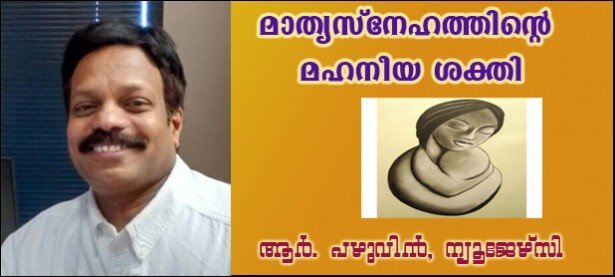  മാതൃ സ്‌നേഹത്തിന്റെ മഹനീയ  ശക്തി (ആര്‍. പഴുവില്‍, ന്യൂജേഴ്‌സി)