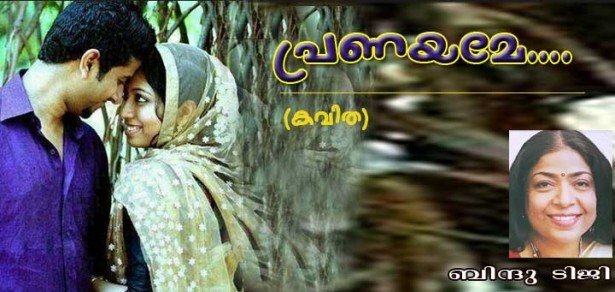 പ്രണയമേ ... ' (കവിത: ബിന്ദു ടിജി)