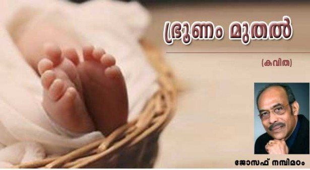 ഭ്രൂണം മുതല്‍ (കവിത ജോസഫ് നമ്പിമഠം)