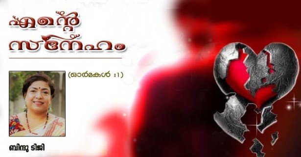 എന്റെ സ്‌നേഹം (ഓര്‍മ്മകള്‍ 1 : ബിന്ദു ടിജി)