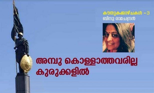 അമ്പു കൊള്ളാത്തവരില്ല കുരുക്കളില്‍ (കൗതുകക്കാഴ്ചകള്‍ 3: ബിന്ദു രാമചന്ദ്രന്‍)