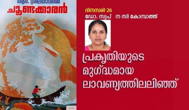 പ്രകൃതിയുടെ മുഗ്ദ്ധമായ ലാവണ്യത്തിലലിഞ്ഞ് (ദിനസരി -26 : ഡോ. സ്വപ്ന സി കോമ്പാത്ത്)