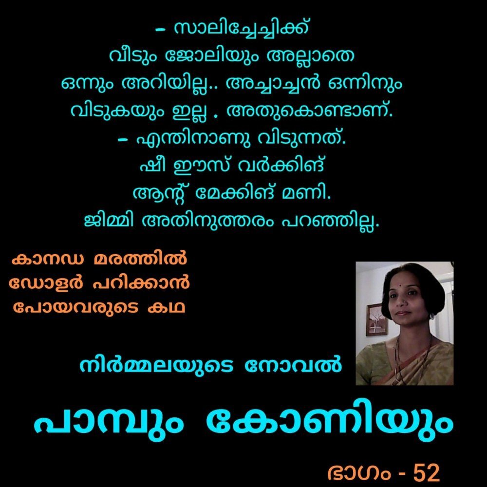പാമ്പും കോണിയും - നിർമ്മല (നോവൽ - 52 )