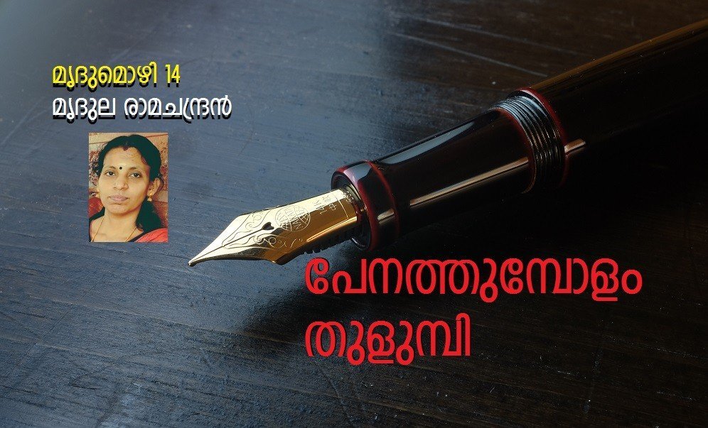 പേനത്തുമ്പോളം തുളുമ്പി (മൃദുല രാമചന്ദ്രൻ, മൃദുമൊഴി 14)