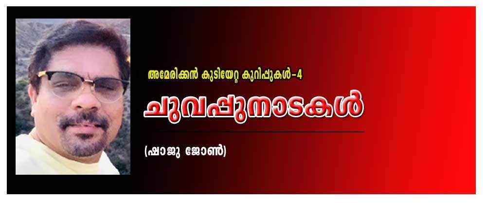 ചുവപ്പുനാടകൾ (അമേരിക്കൻ കുടിയേറ്റ കുറിപ്പുകൾ -ഭാഗം 4: ഷാജു ജോൺ)
