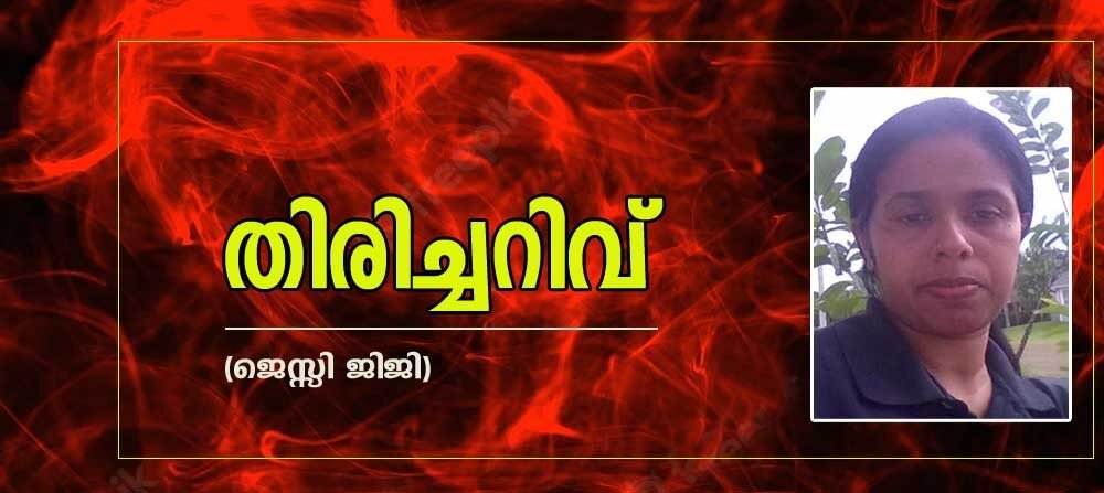 തിരിച്ചറിവ് (ചെറുകഥ:ജെസ്സി ജിജി) 
