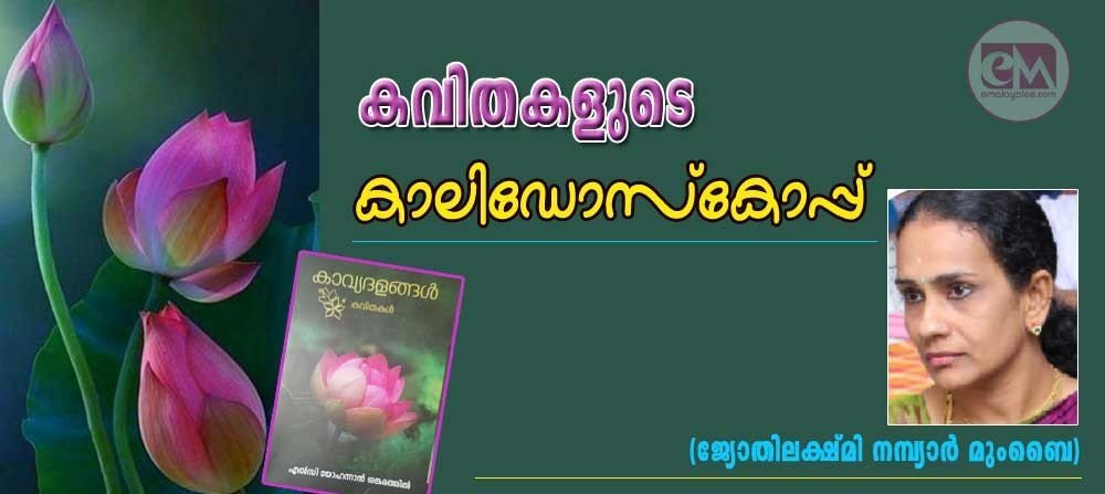 കവിതകളുടെ കാലിഡോസ്കോപ്പ് (കാവ്യദളങ്ങൾ - നിരൂപണം: ജ്യോതിലക്ഷ്മി നമ്പ്യാർ, മുംബൈ)