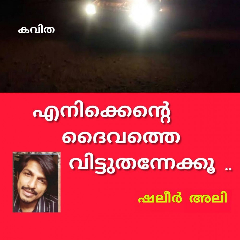 എനിക്കെന്റെ ദൈവത്തെ വിട്ട് തന്നേക്കൂ ( കവിത : ഷലീർ അലി )