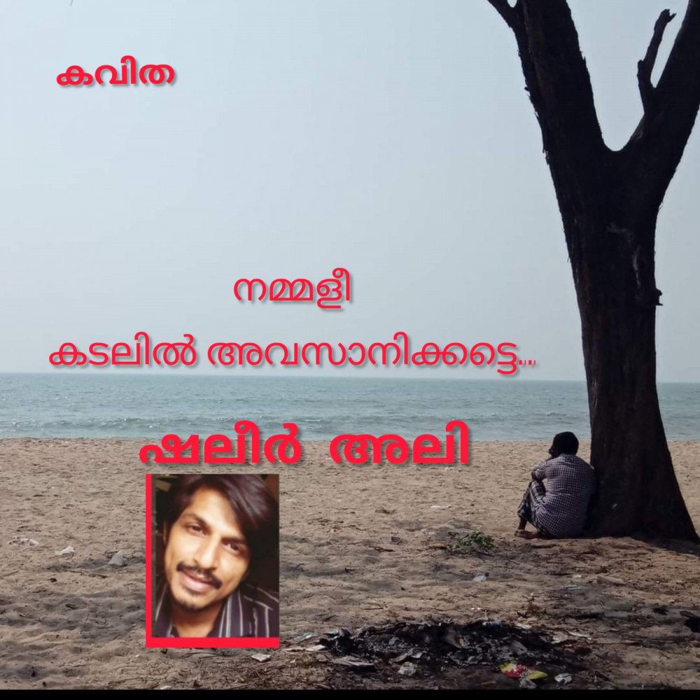 നമ്മളീ കടലിൽ അവസാനിക്കട്ടെ ( കവിത : ഷലീർ അലി )