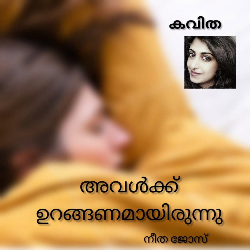 അവൾക്ക് ഉറങ്ങണമായിരുന്നു ( കവിത : നീത ജോസ് )