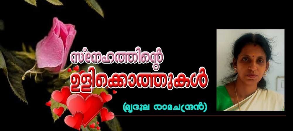 സ്നേഹത്തിന്റെ ഉളിക്കൊത്തുകൾ (മൃദുല രാമചന്ദ്രൻ)