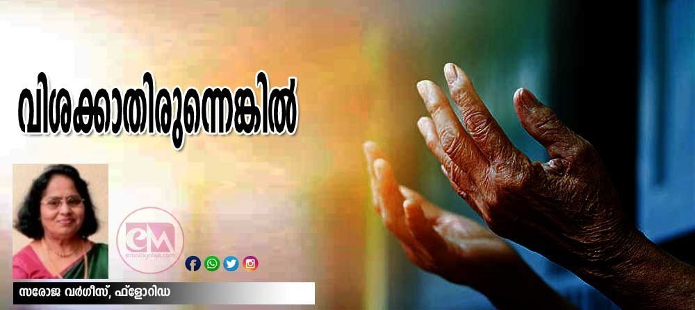 വിശക്കാതിരുന്നെങ്കിൽ! (സരോജ വർഗ്ഗീസ്, ഫ്ലോറിഡ)