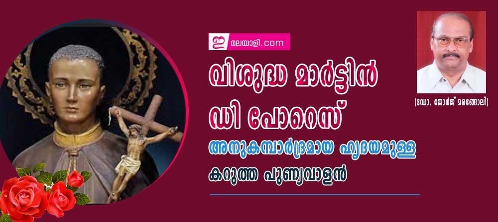 വിശുദ്ധ മാർട്ടിൻ ഡി പോറെസ്: അനുകമ്പാർദ്രമായ ഹൃദയമുള്ള കറുത്ത പുണ്യവാളൻ (ഡോ. ജോർജ് മരങ്ങോലി)