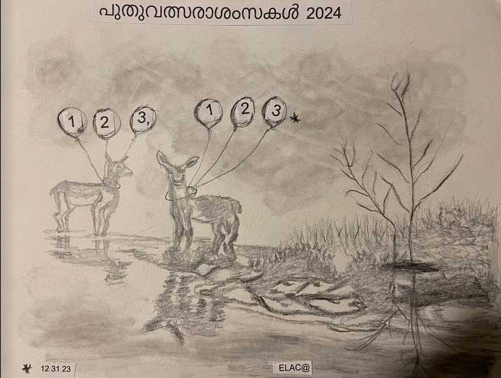 പുതുവത്സരാശംസകള്‍ (കാര്‍ട്ടൂണ്‍: സിംസണ്‍)