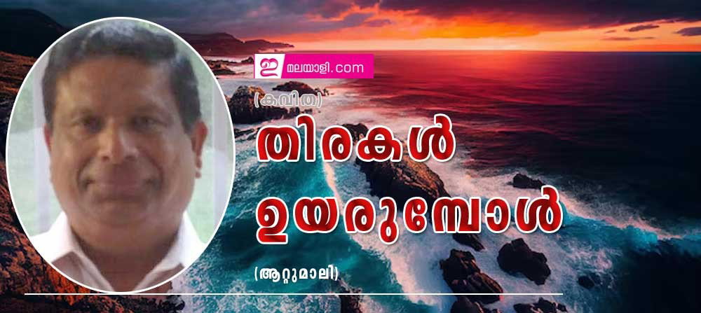 തിരകള് ഉയരുമ്പോള് (കവിത: ആറ്റുമാലി)