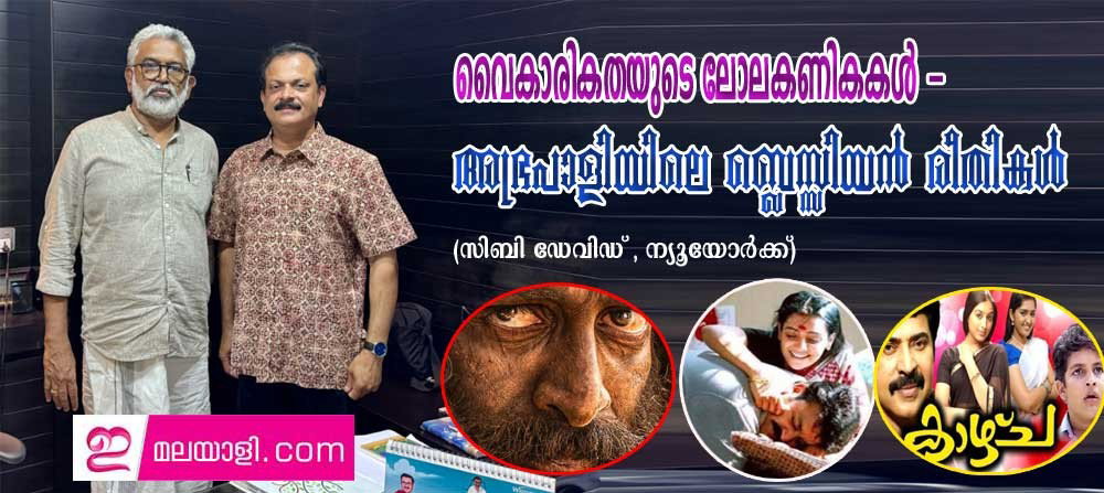 വൈകാരികതയുടെ ലോലകണികകൾ - അഭ്രപാളിയിലെ ബ്ലെസ്സിയൻ രീതികൾ (സിബി ഡേവിഡ് ,ന്യൂ യോർക്ക്)
