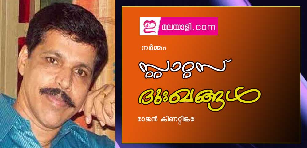 സ്റ്റാറ്റസ് ദുഃഖങ്ങൾ  (നർമ്മം: രാജൻ കിണറ്റിങ്കര)