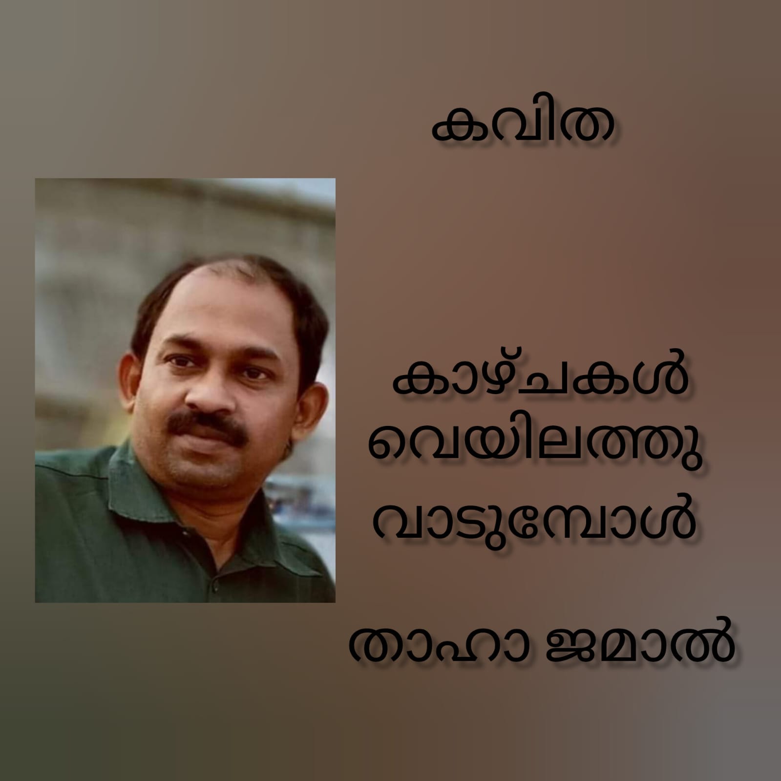 കാഴ്ചകൾ വെയിലത്തു വാടുമ്പോൾ ( കവിത :  താഹാ ജമാൽ )