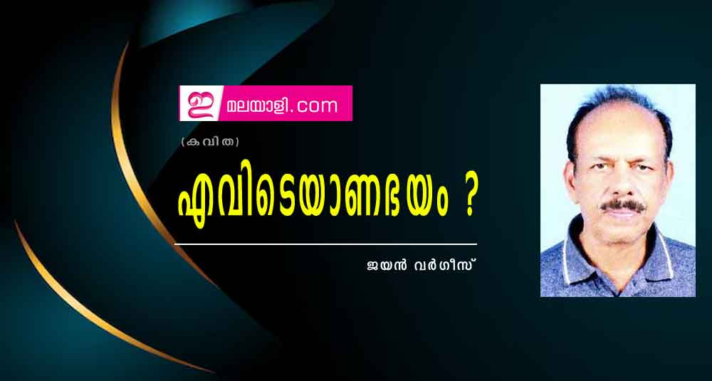 എവിടെയാണഭയം ? (കവിത: ജയൻ വർഗീസ്)