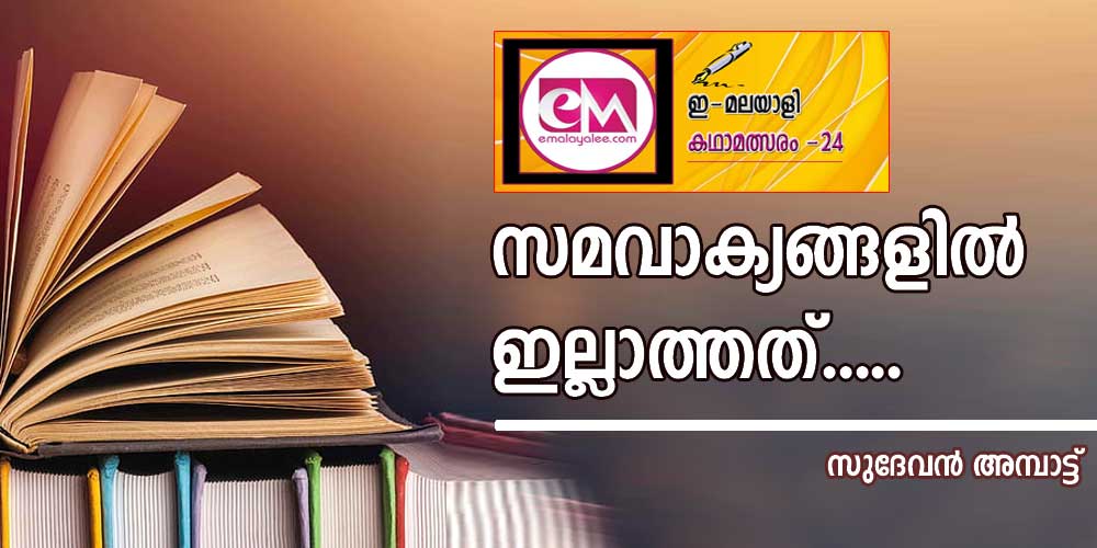 സമവാക്യങ്ങളില്‍ ഇല്ലാത്തത്...(ഇമലയാളി കഥാമത്സരം 2024: സുദേവന്‍ അമ്പാട്ട്)