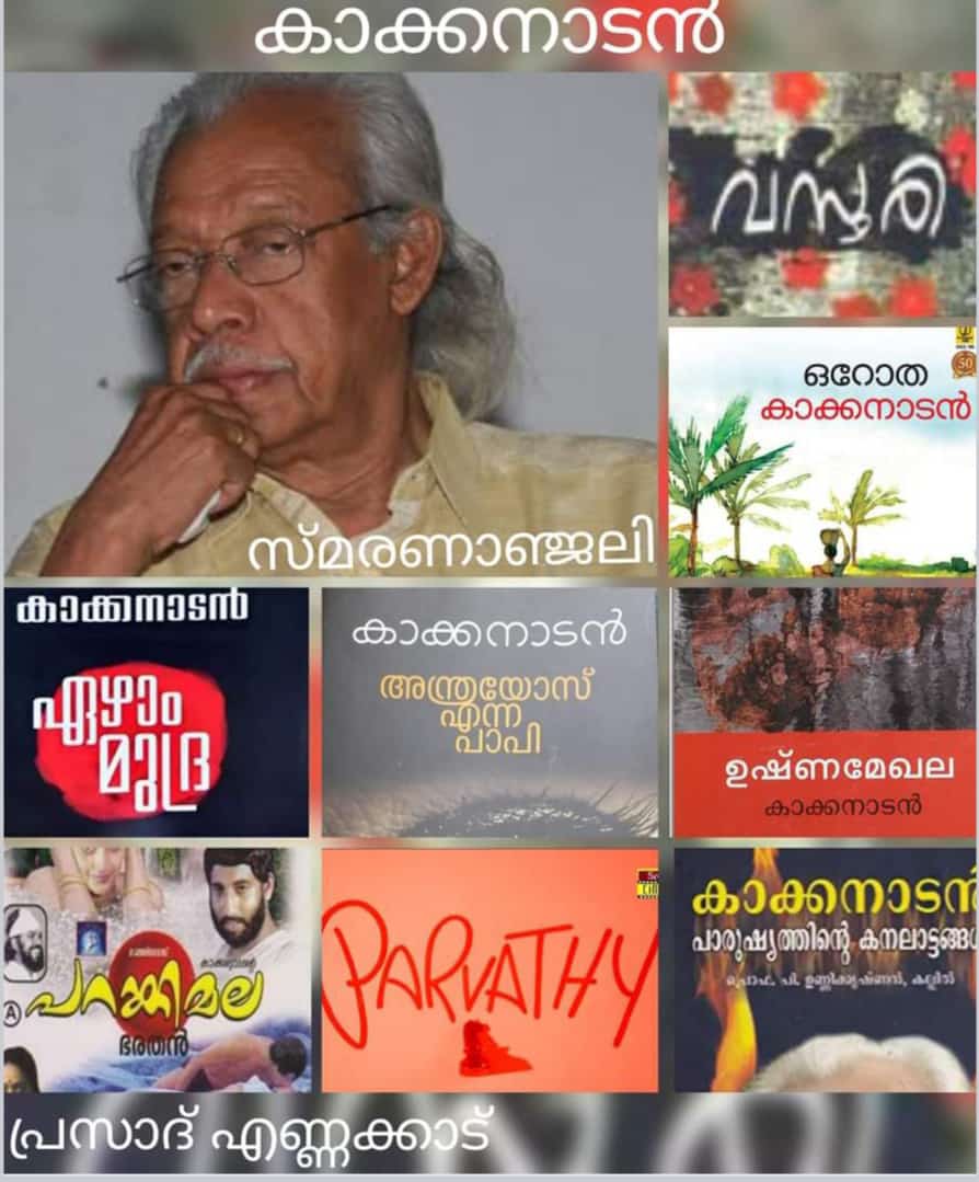 കാക്കനാടൻ ഓർമ്മയായിട്ട് ഇന്ന്  പതിമൂന്നാണ്ട് : പ്രസാദ് എണ്ണക്കാട്