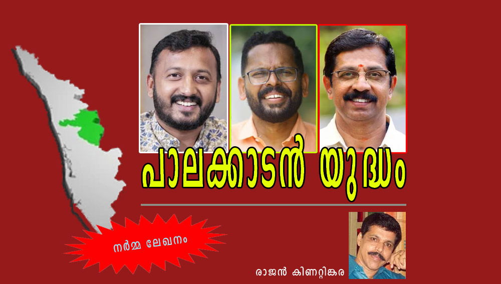 പാലക്കാടൻ യുദ്ധം (നർമ്മ ലേഖനം:രാജൻ കിണറ്റിങ്കര)