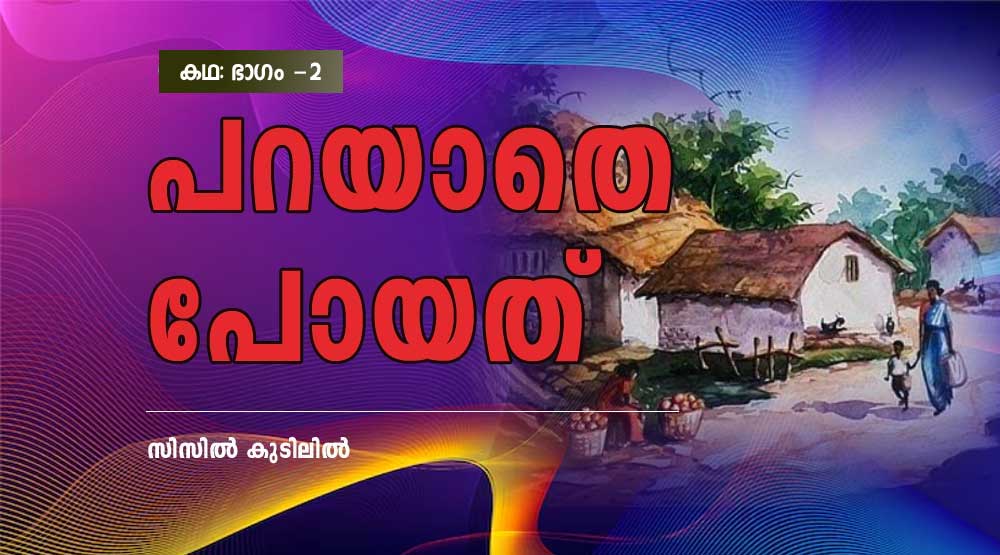 പറയാതെ പോയത് (കഥ: ഭാഗം -2  സിസിൽ കുടിലിൽ)