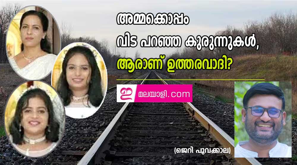 അമ്മക്കൊപ്പം വിട പറഞ്ഞ കുരുന്നുകൾ, ആരാണ് ഉത്തരവാദി? (ജെറി പൂവക്കാല)