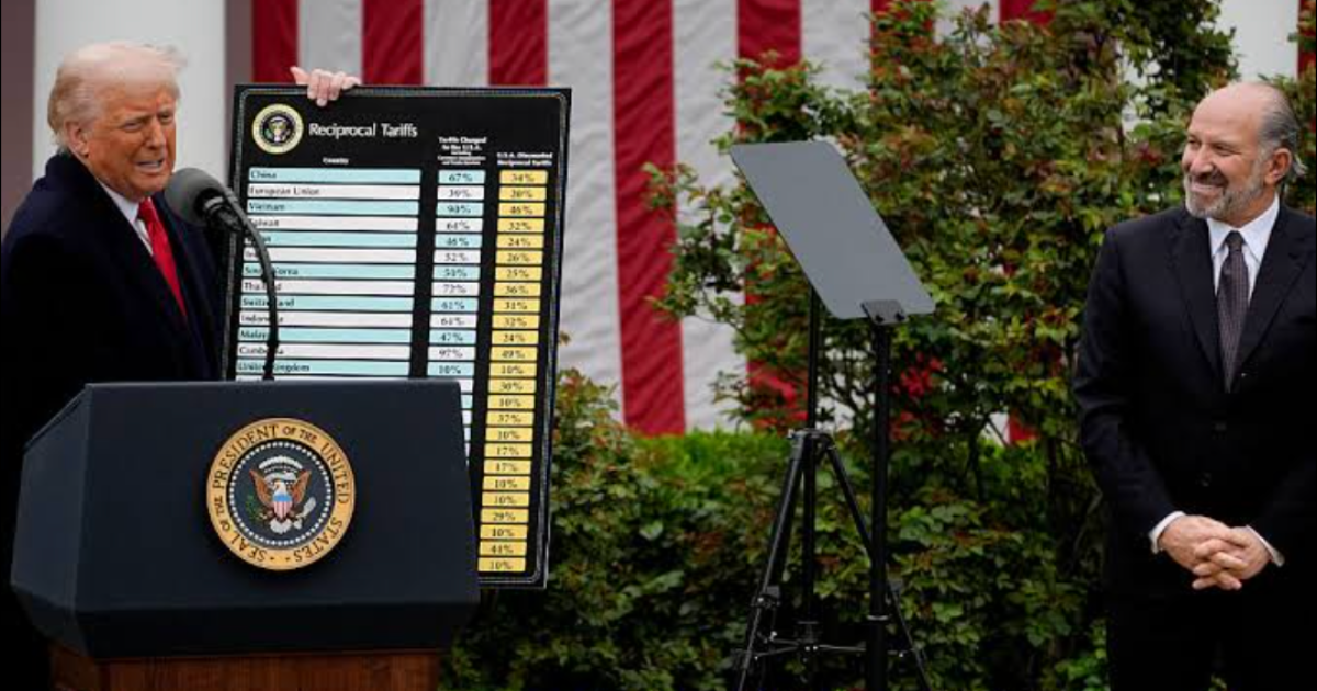 ട്രംപിന്റെ തിരിച്ചടിത്തീരുവ ഇന്ന് മുതൽ പ്രാബല്യത്തിൽ ; ചൈനീസ് ഉത്പന്നങ്ങൾക്ക് മേലുള്ള തീരുവ 104 ശതമാനമാക്കി ഉയർത്തി ട്രംപ്