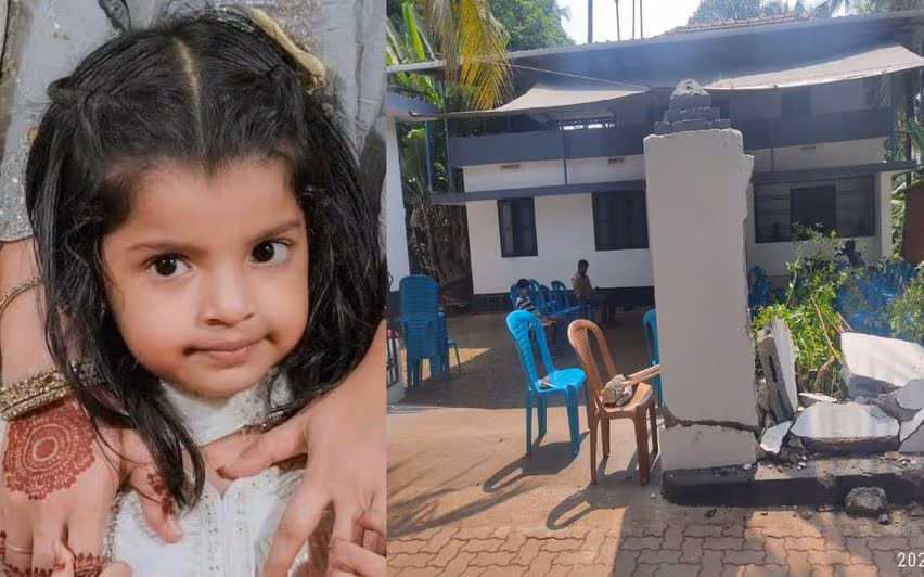 പുറകോട്ട് എടുക്കുന്നതിനിടെ കാർ നിയന്ത്രണംവിട്ട് അപകടം; എടപ്പാളിൽ നാലുവയസ്സുകാരിക്ക് ദാരുണാന്ത്യം.