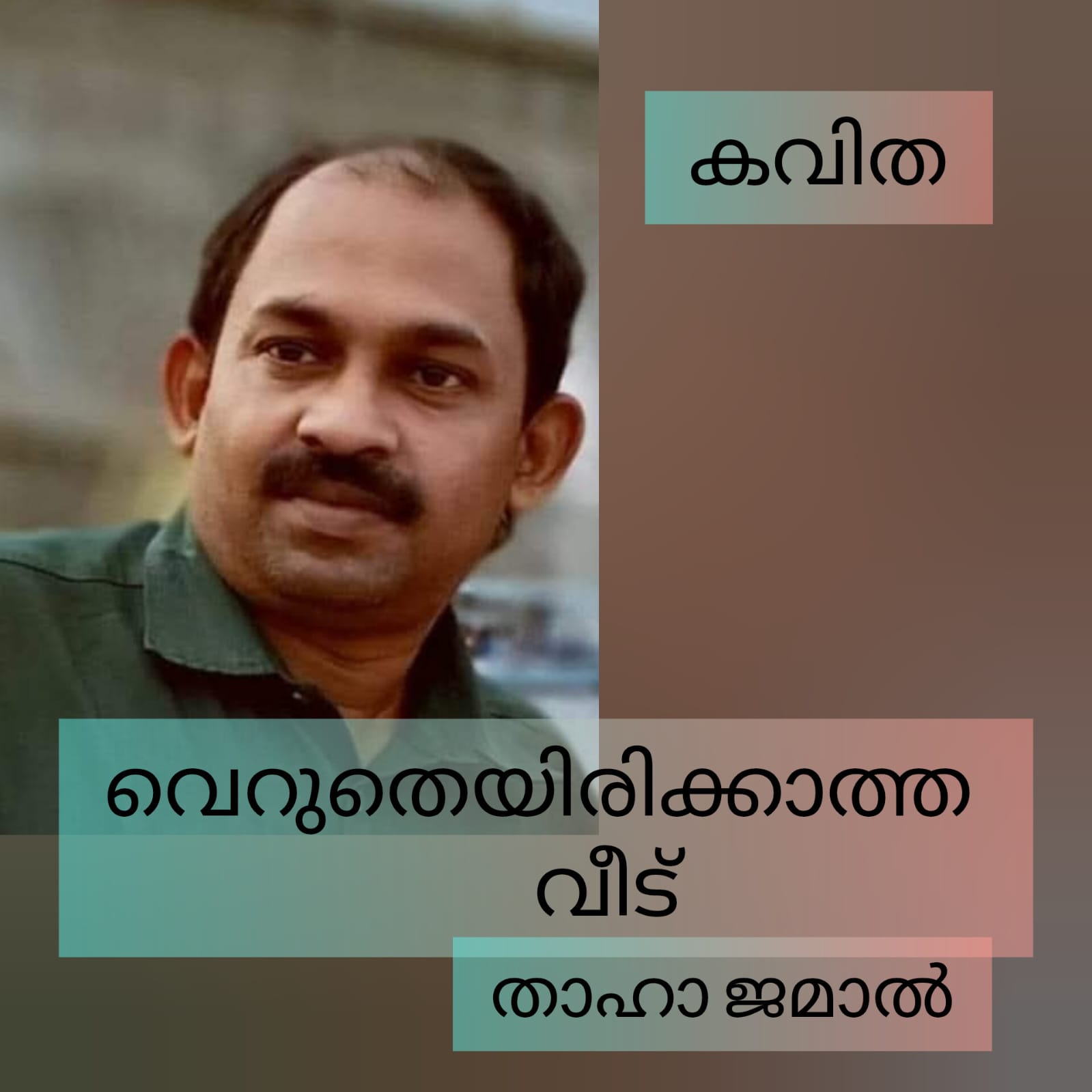വെറുതെയിരിക്കാത്ത വീട് ( കവിത : താഹാ ജമാൽ )