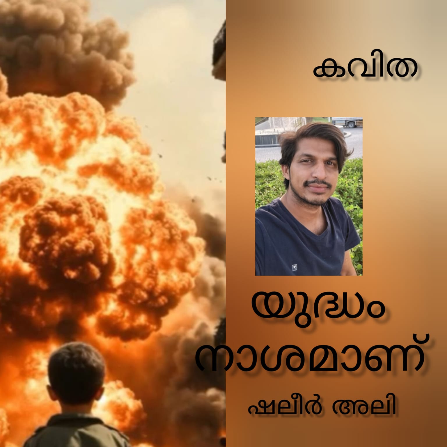 യുദ്ധം നാശമാണ് ( കവിത : ഷലീർ അലി )