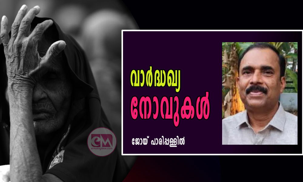 വാർദ്ധക്യ നോവുകൾ (കവിത: ജോയ് പാരിപ്പള്ളില്‍)