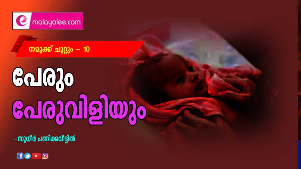 പേരും പേരുവിളിയും ( നമുക്ക് ചുറ്റും-10:സുധീർ പണിക്കവീട്ടിൽ)