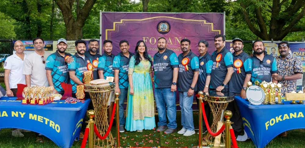 ഫൊക്കാന ന്യൂയോർക്ക് മെട്രോ ചാരിറ്റി ക്രിക്കറ്റ് ബാഷ് 2025 വർണ്ണാഭമായി