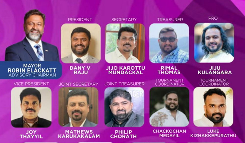 ടിസാക് അന്താരാഷ്ട്ര വടംവലി മത്സരം ആഗസ്ത് 9 ന്; മേയർ റോബിൻ ഇലക്കാട്ട് അഡ്വൈസറി കമ്മിറ്റി ചെയർമാൻ      