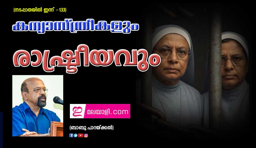 കന്യാസ്ത്രീകളും രാഷ്ട്രീയവും (നടപ്പാതയിൽ ഇന്ന് - 133: ബാബു പാറയ്ക്കൽ)