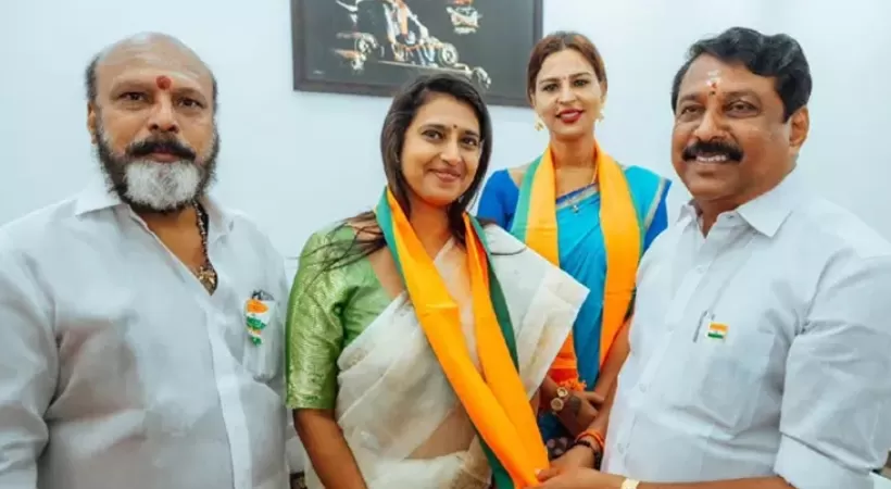 തമിഴ് നടി കസ്തൂരി ബിജെപിയിൽ ചേർന്നു