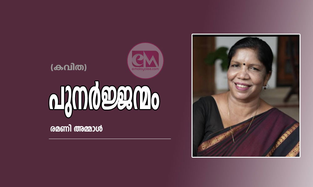 പുനർജ്ജന്മം (കവിത : രമണി അമ്മാൾ )