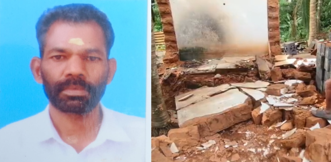 തൃശൂരിൽ വീടിന്റെ ചുമരിടിഞ്ഞ് വീണ് മധ്യവയസ്കന് ദാരുണാന്ത്യം