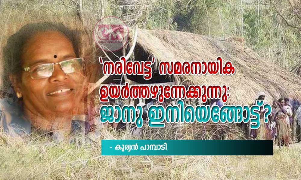 'നരിവേട്ട' സമരനായിക ഉയർത്തഴുന്നേക്കുന്നു:  ജാനു ഇനിയെങ്ങോട്ട്? (കുര്യൻ പാമ്പാടി)