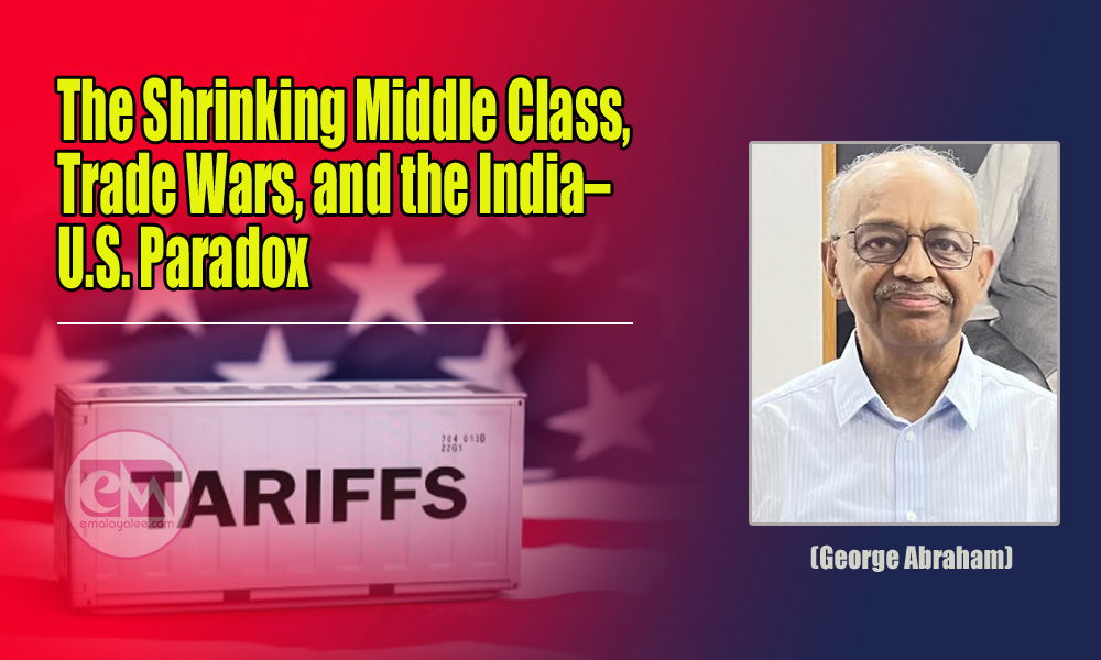 The Shrinking Middle Class, Trade Wars, and the India–U.S. Paradox (George Abraham)