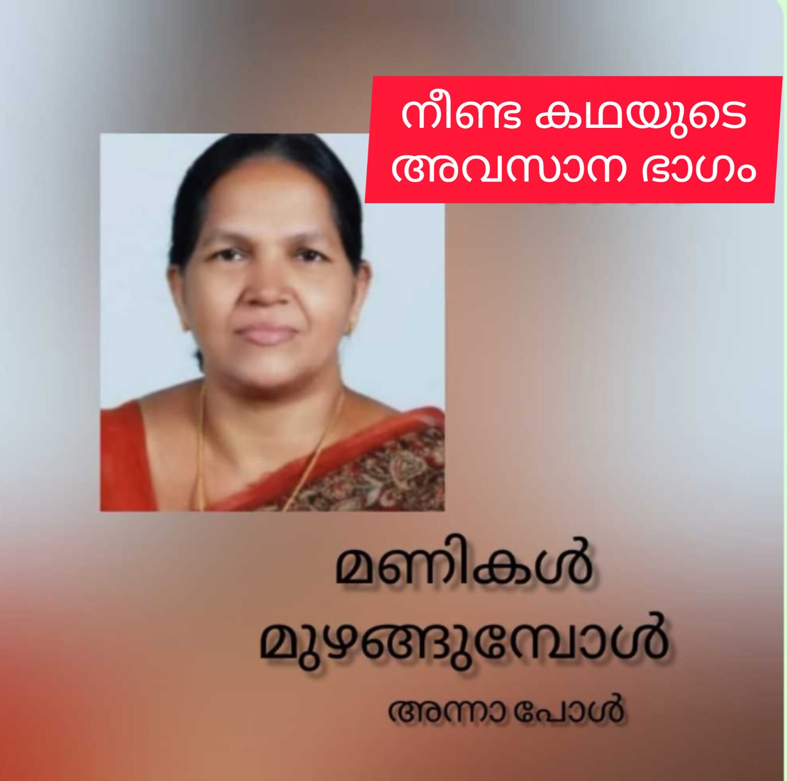 മണികൾ മുഴങ്ങുമ്പോൾ: അന്നാ പോൾ ( നീണ്ട കഥയുടെ അവസാന ഭാഗം )