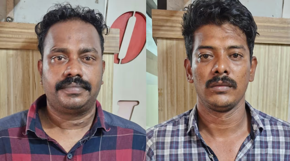 പട്ടാപ്പകൽ വീട്ടിൽ കയറി സ്ത്രീയെ ആക്രമിച്ച് കവർച്ച; സ്വർണവും ഫോണും മോഷ്ടിച്ച കേസിൽ രണ്ട് പേർ പിടിയിൽ