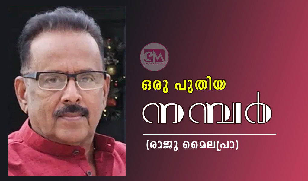 ഒരു പുതിയ നമ്പര്‍- (രാജു മൈലപ്രാ)