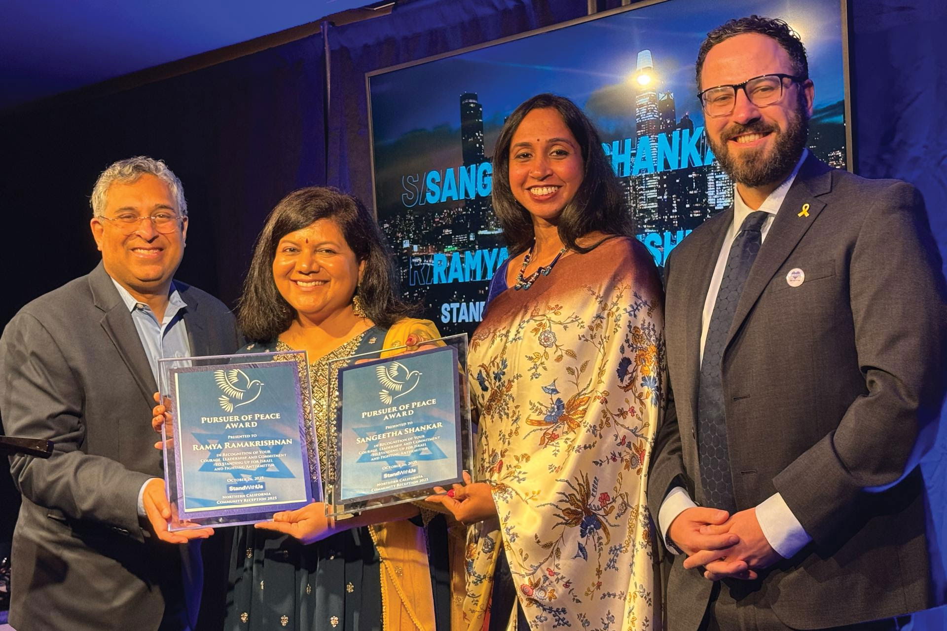 ഹിന്ദു അമേരിക്കൻ ഫൗണ്ടേഷൻ നേതാക്കൾക്ക് യഹൂദ സംഘടനയുടെ അവാർഡ് (പിപിഎം)