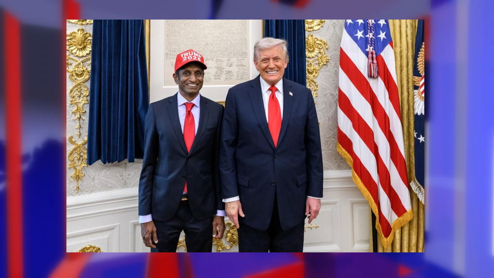 Donald Trump Greets Timmy Cheedala at White House Diwali Celebration | American News Week